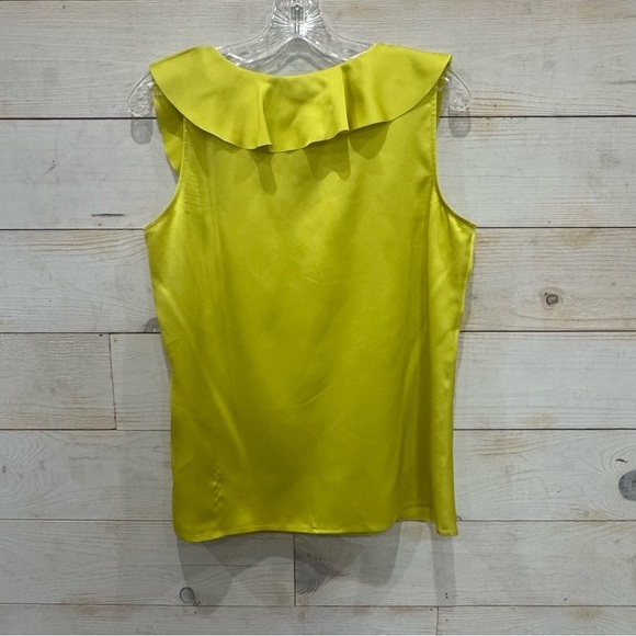 Banana republic flowy chiffon sleeveless ruffle/ flounce top ❤️ - Picture 5 of 7